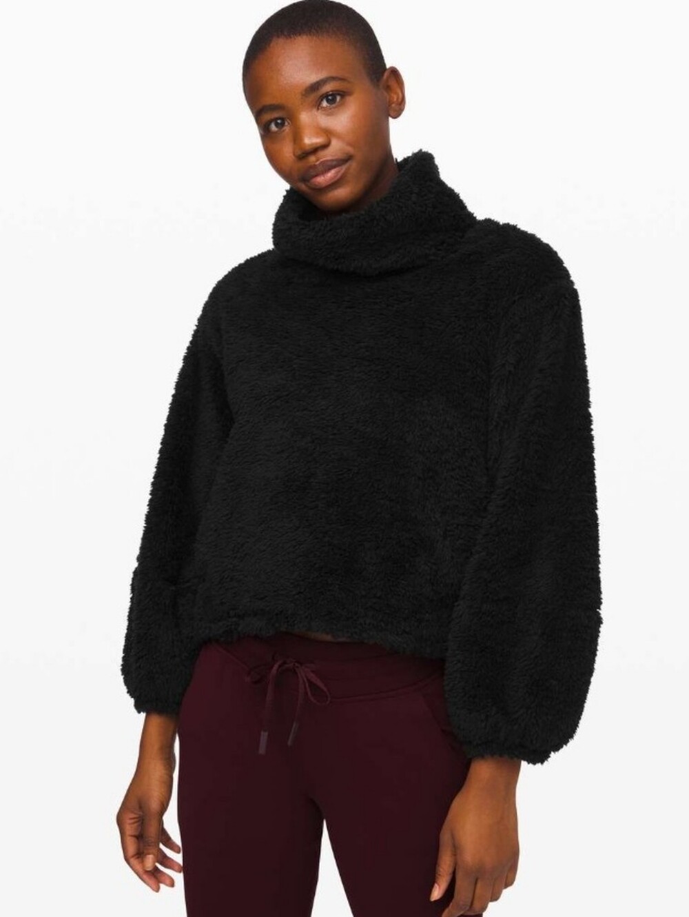 Lululemon Warmth Restore Sherpa Pullover Black M/L